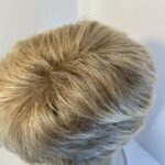 Short blonde wig. Blss801