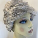 Silver grey wavy wig. Gmw738