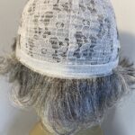 Silver grey wavy wig. Gmw738