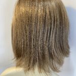 Light brown shiny wig. Brms586