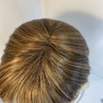 Warm shiny brown wig. Brms590