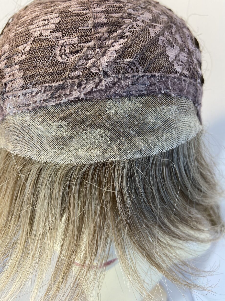 Warm shiny brown wig. Brms590