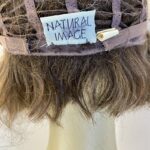 Shiny brown wig. Brms591