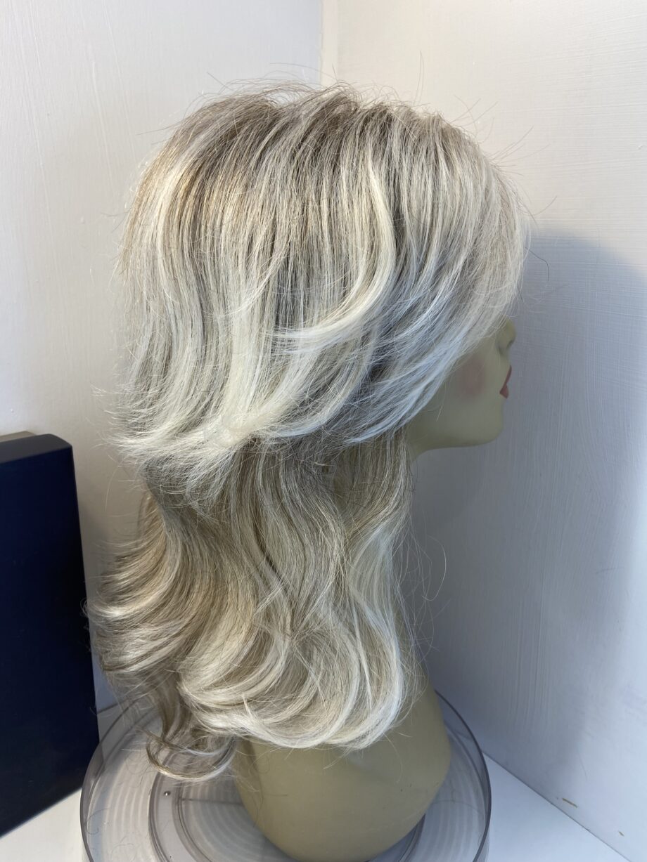 Stunning ash blonde long wig. Bbllw496
