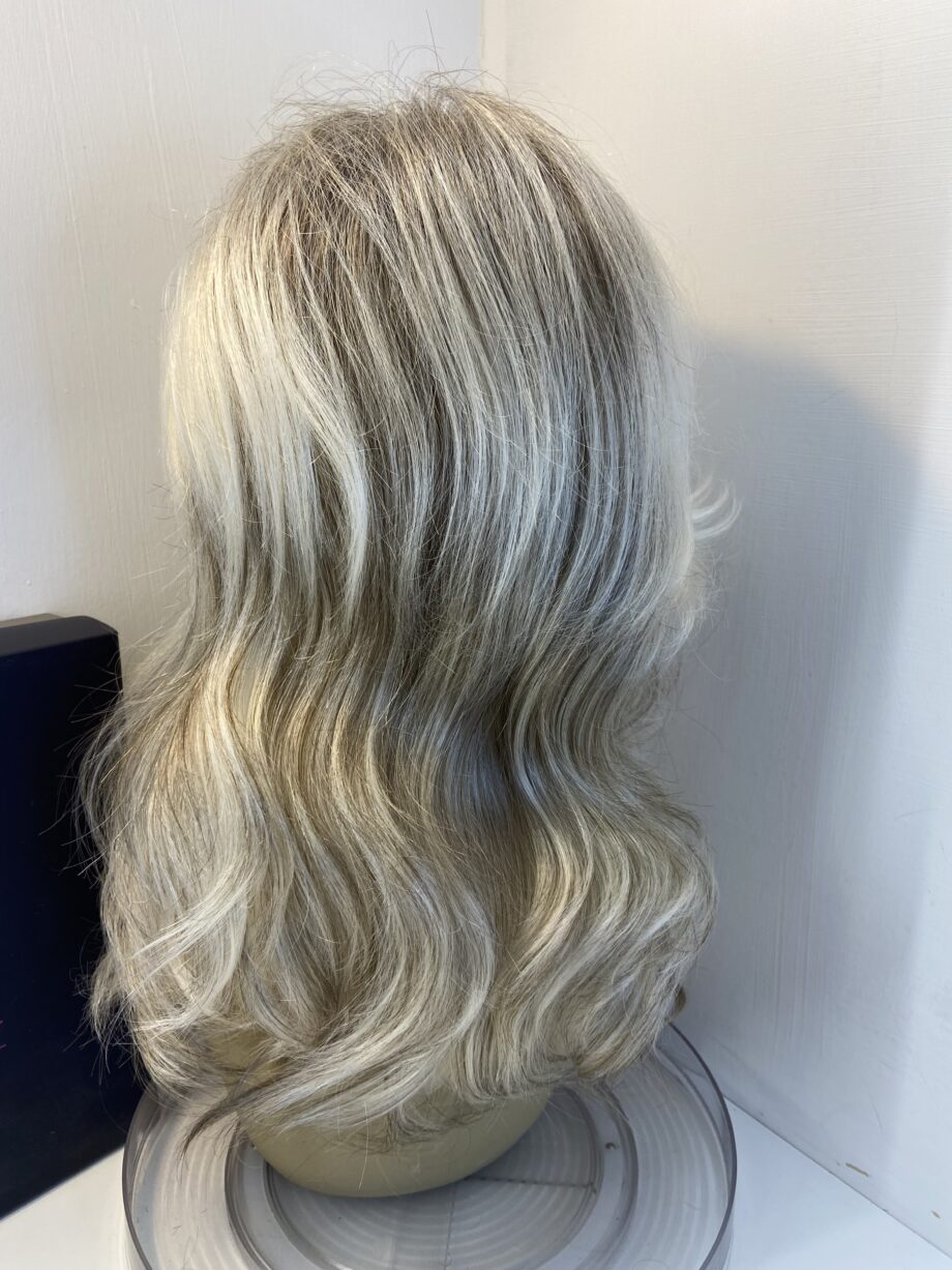 Stunning ash blonde long wig. Bbllw496