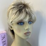 Rooted blonde Paula young wig. Bblss495