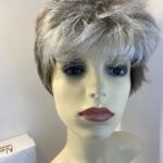 Noriko grey with white flash wig. Bssw496