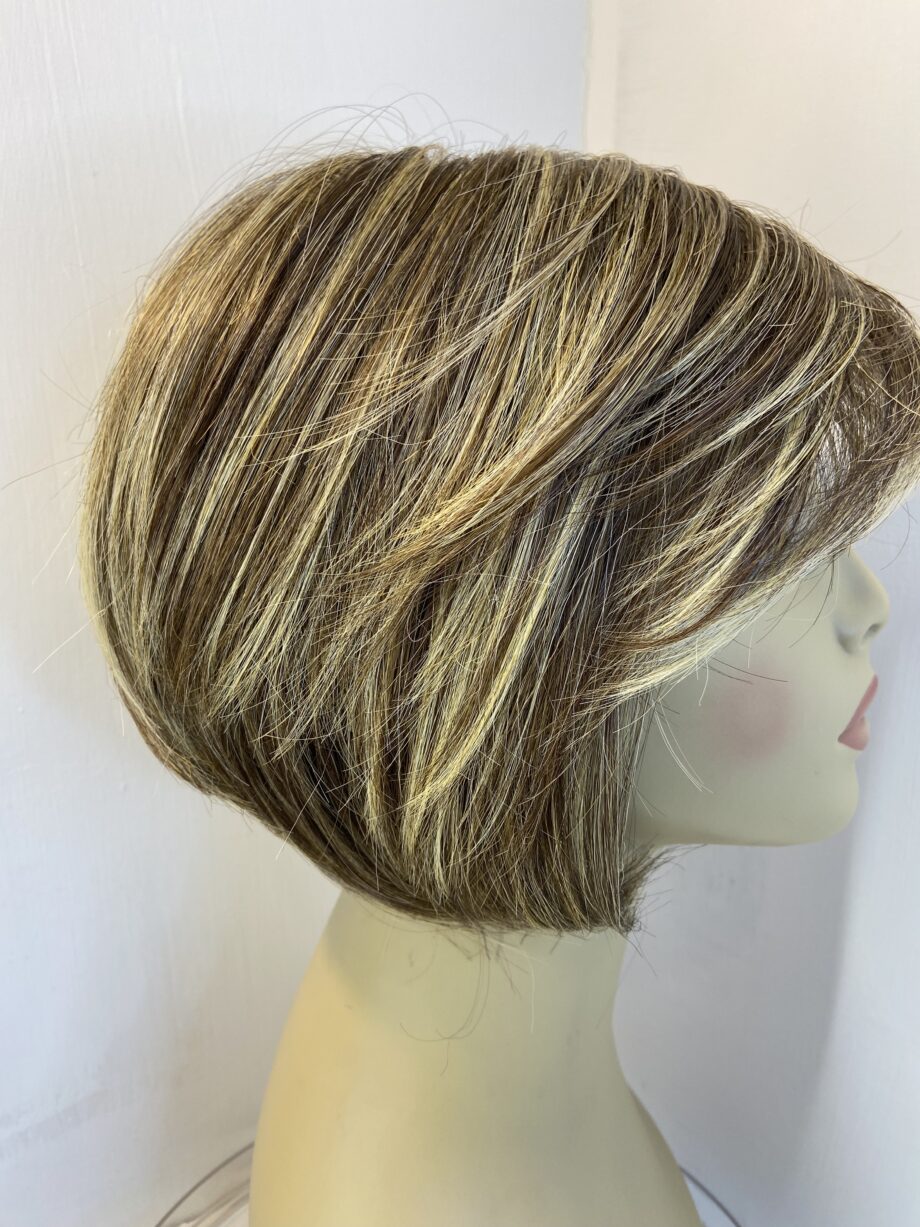 Gorgeous silky soft brown designer wig. Brss745
