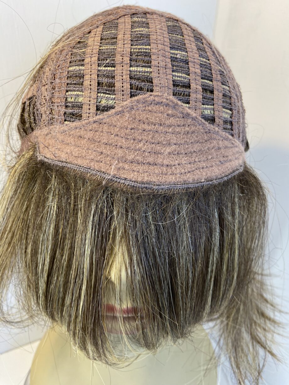 Gorgeous silky soft brown designer wig. Brss745