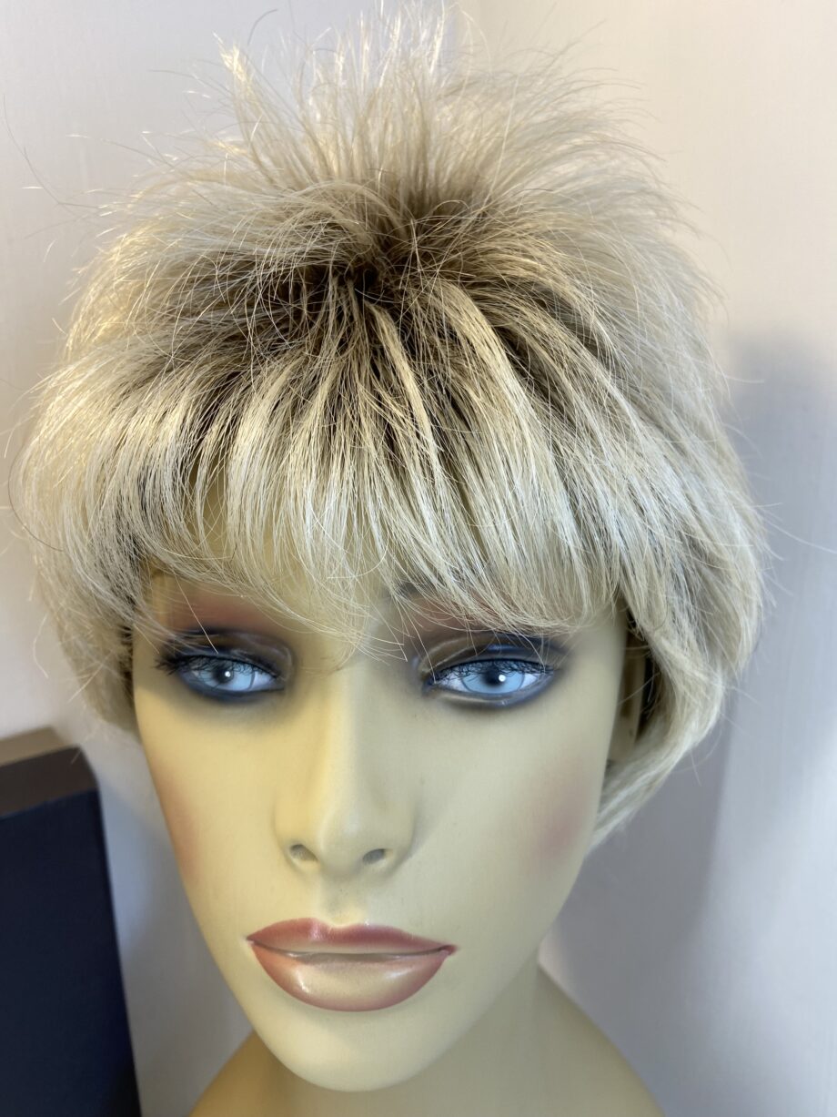 Light blonde rooted natural image wig. Bblss508