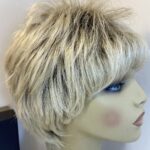 Light blonde rooted natural image wig. Bblss508
