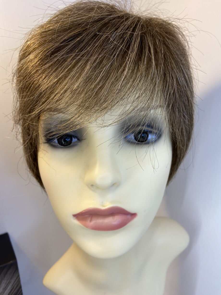 Shiny brown soft cap wig. Hair society. Bbrss517