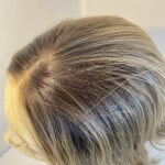 Blonde long rooted wig. Bllw604