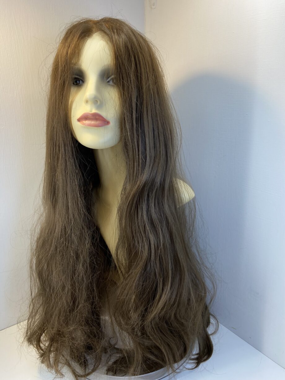 New extra long brown soft cap wig. Brlw329