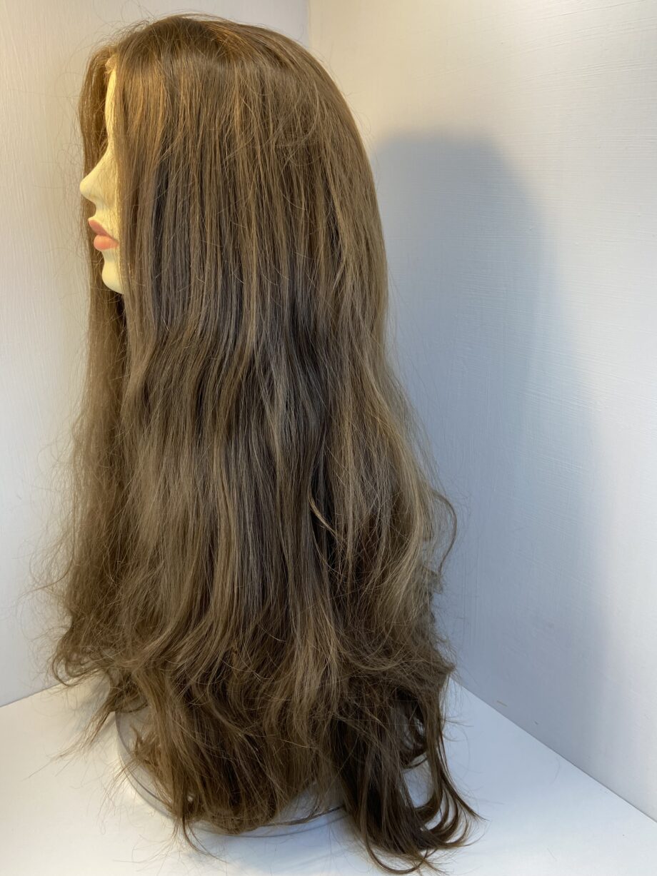 New extra long brown soft cap wig. Brlw329