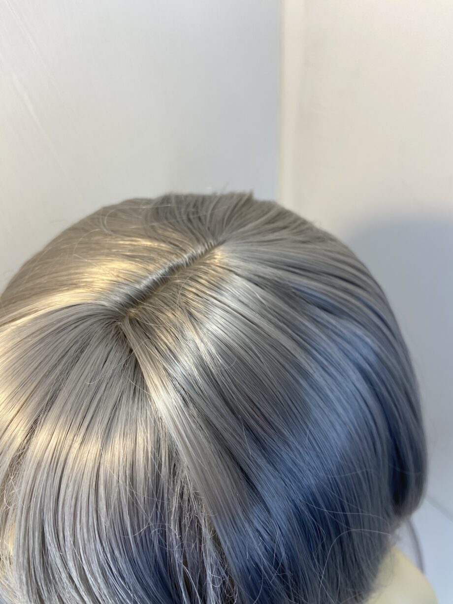 Grey shiny new wig. Gms502