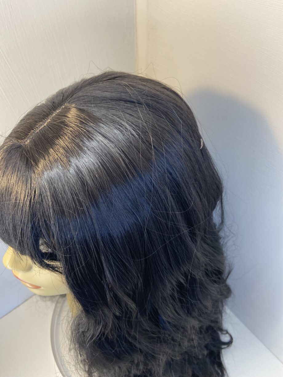 New extra long black wig. Bllw756