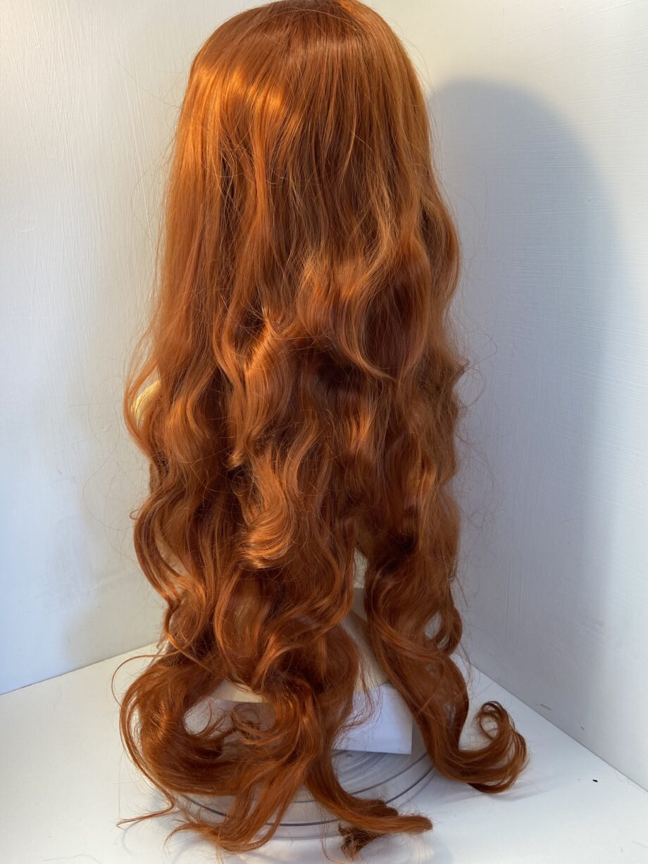 Extra long wavy red wig new. Rlw757