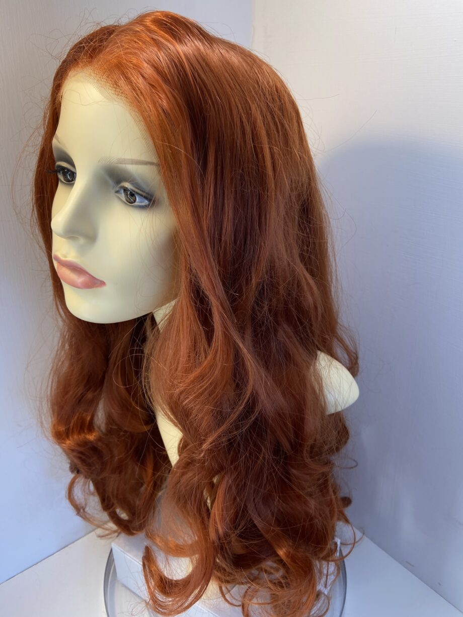 Extra long wavy red wig new. Rlw757