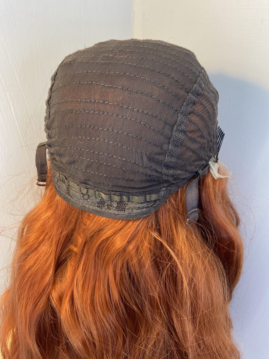 Extra long wavy red wig new. Rlw757