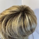 Short designer blonde wig. Bblss607