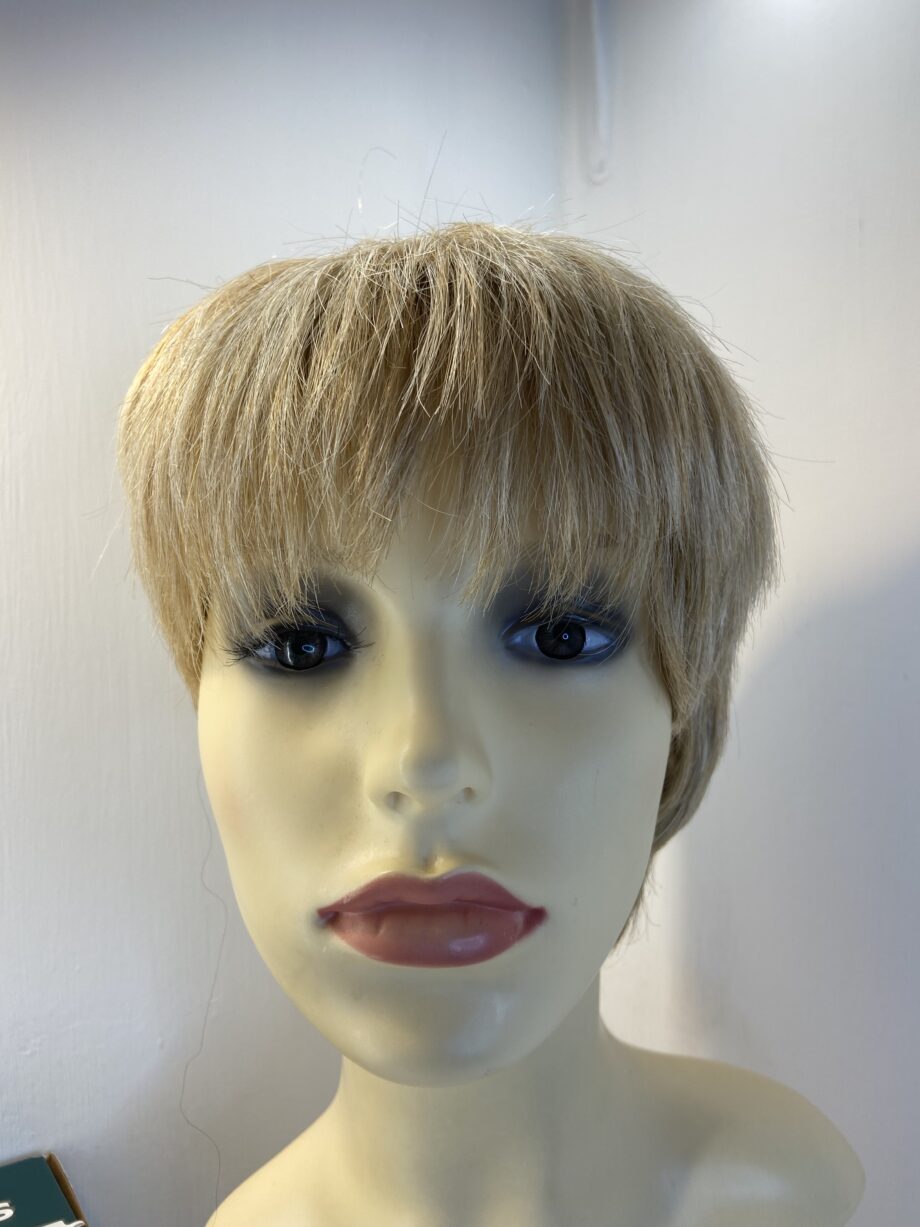 Lovely Blonde boxed short wig. Bblss615