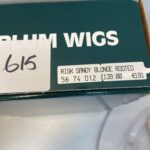 Lovely Blonde boxed short wig. Bblss615