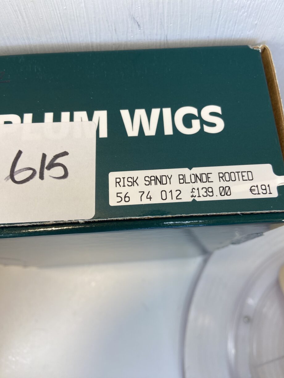 Lovely Blonde boxed short wig. Bblss615