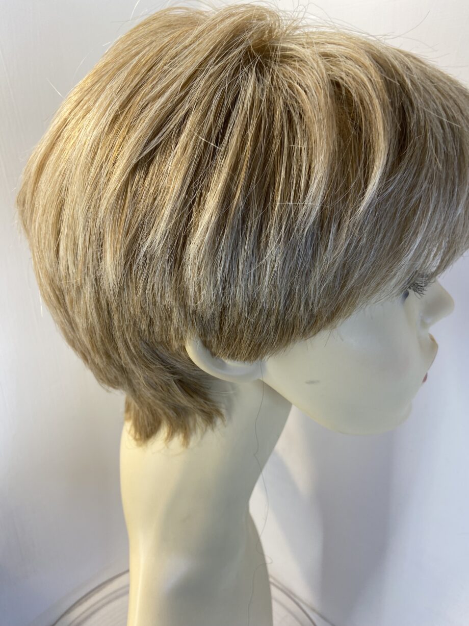 Lovely Blonde boxed short wig. Bblss615
