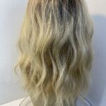 Stunning modern rooted blonde long wig. Blmw01