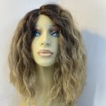 Wavy rooted light brown wig. Brlw03