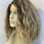Wavy rooted light brown wig. Brlw03