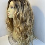 Gorgeous new blonde rooted curly wig. Bllc04