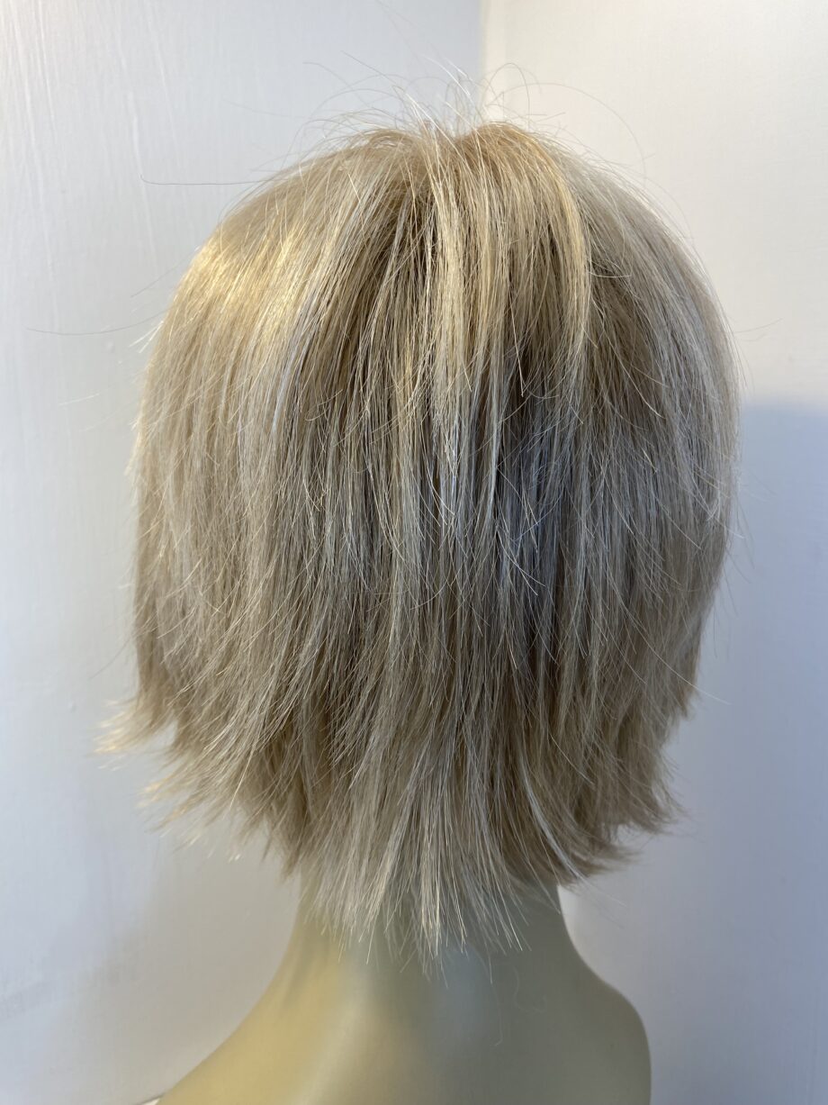 Short blonde natural image wig. Bblss505
