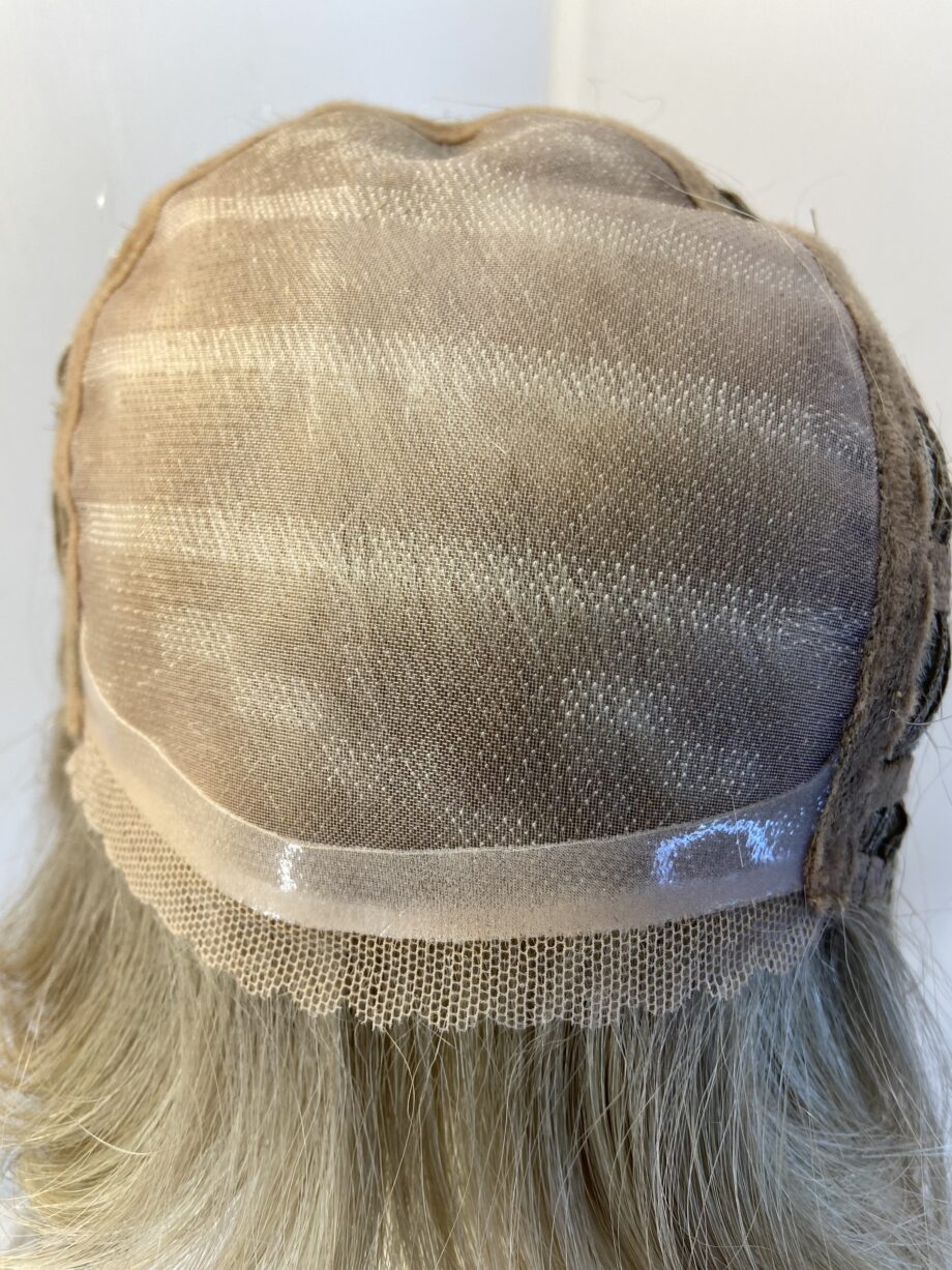 Stunning light blonde as new wig. Blms588