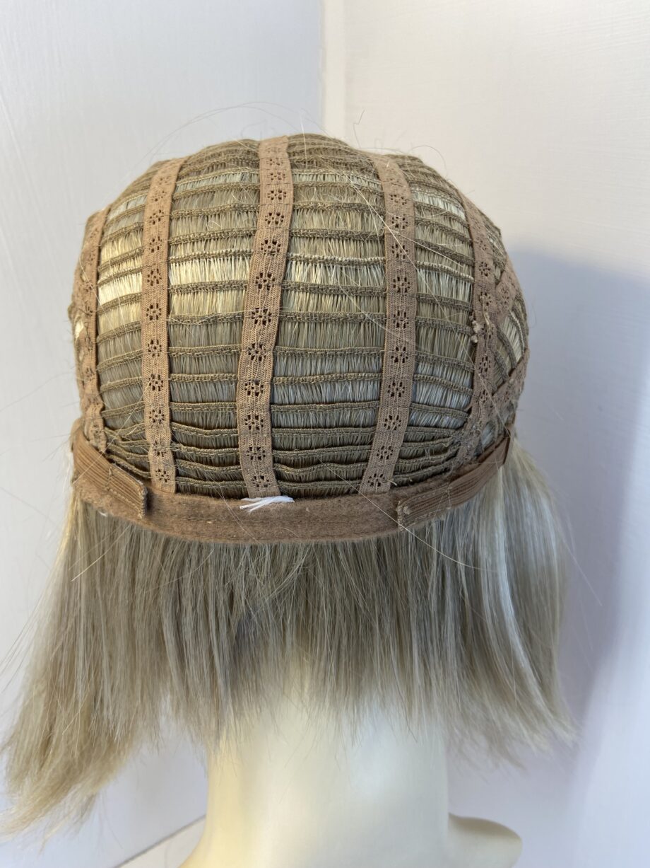Stunning light blonde as new wig. Blms588