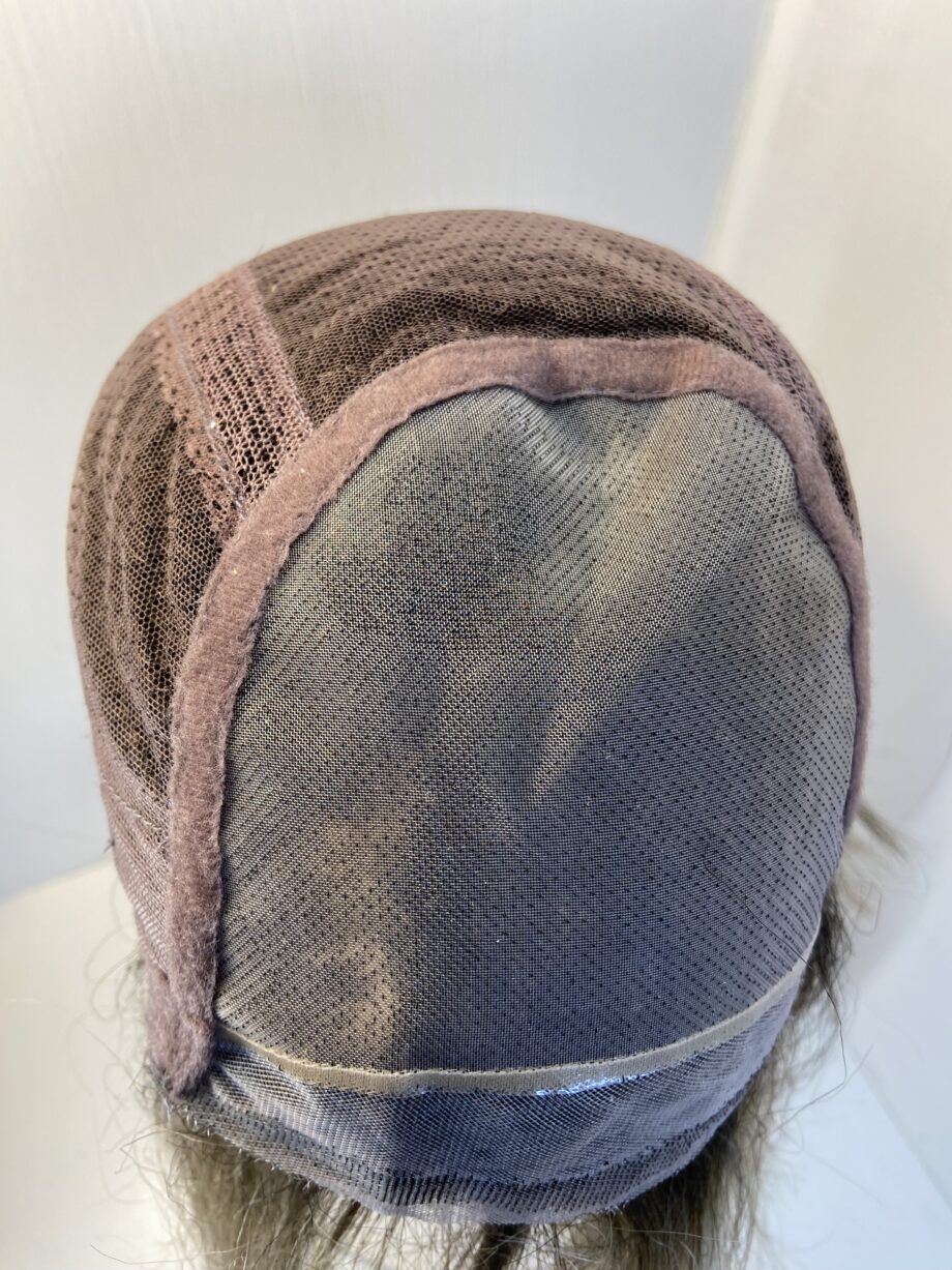 Beautiful brown rooted large cap wig. Brms226