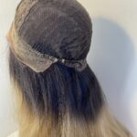 Long honey blonde rooted wig. Bllw15