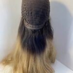 Long honey blonde rooted wig. Bllw15