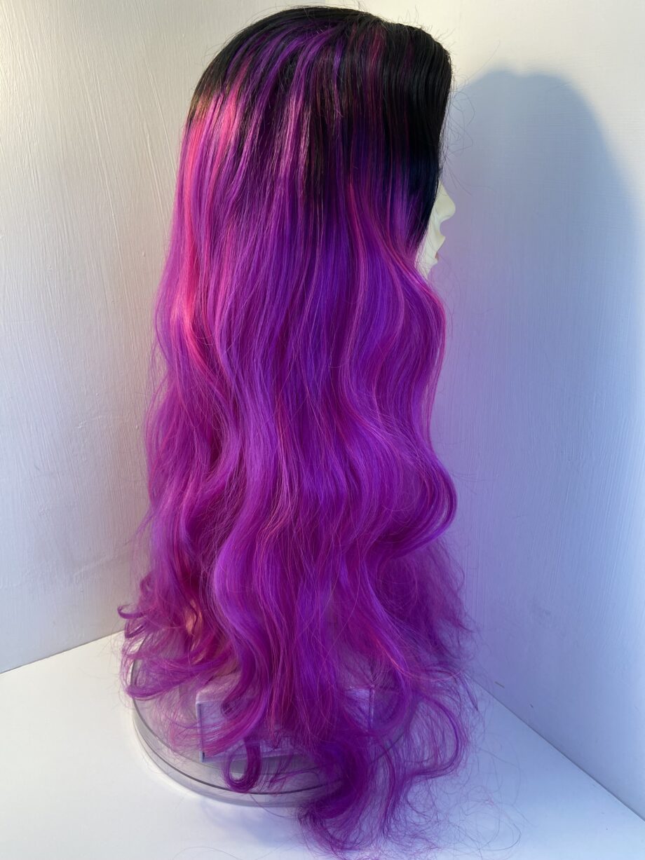 Purple rooted fun wig. Pulw762