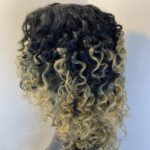 Stylish rooted brown curly wig. Brmc763