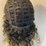 Stylish rooted brown curly wig. Brmc763