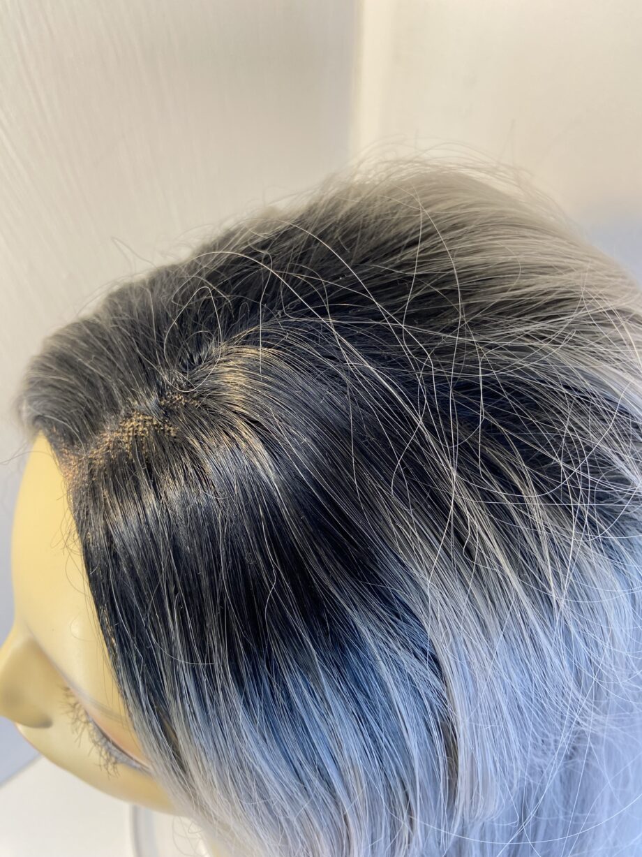 New silver rooted long wig. Gls764