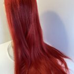 Long red wig. Redls766