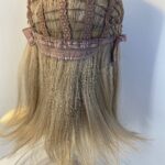 Stunning blonde light brown.  wig. Boms591