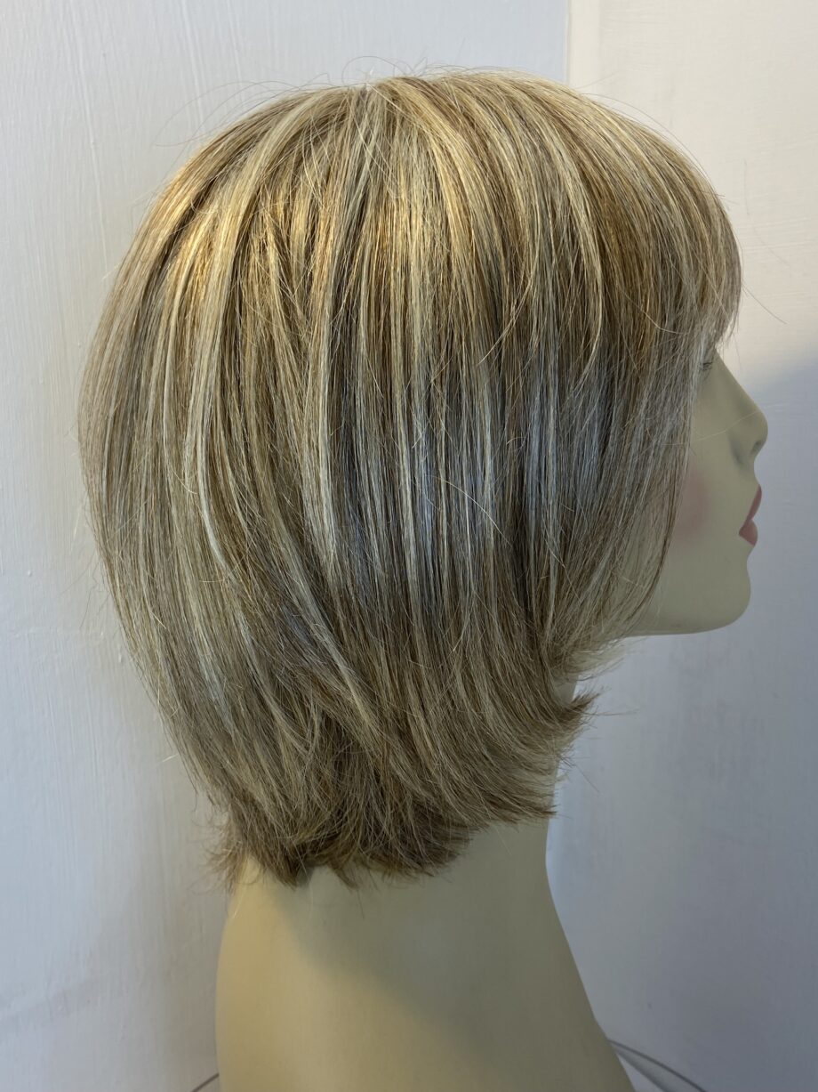 Soft cap designer blonde wig. Blms8211