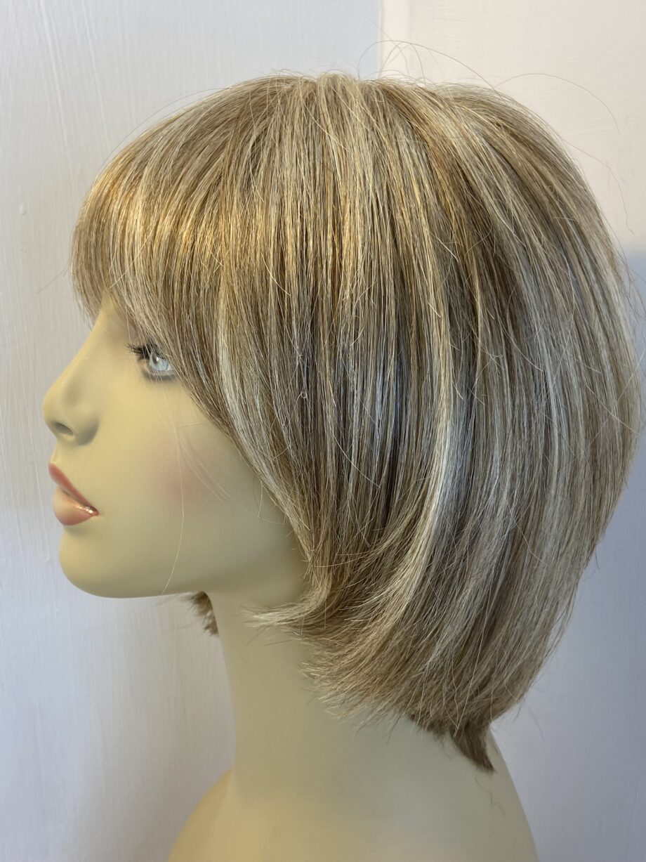 Soft cap designer blonde wig. Blms8211