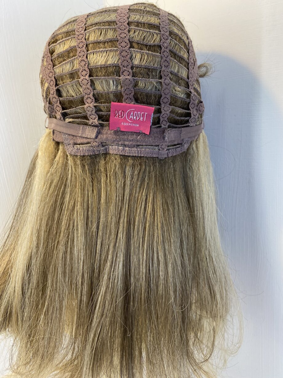 Long blonde light brown wig. Blls8222