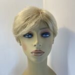 Dimples short blonde wig. Blss616