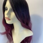 New long burgundy rooted wig. Bulw304